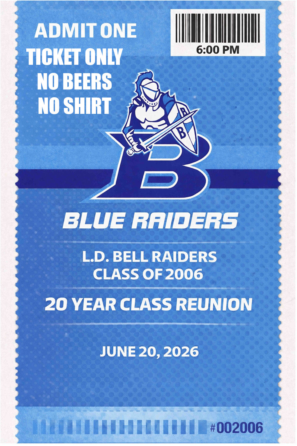 Reunion - Ticket Only